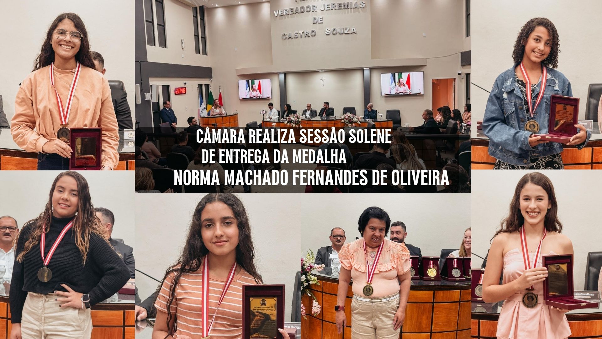 Sessão Solenene Homenageia Estudantes